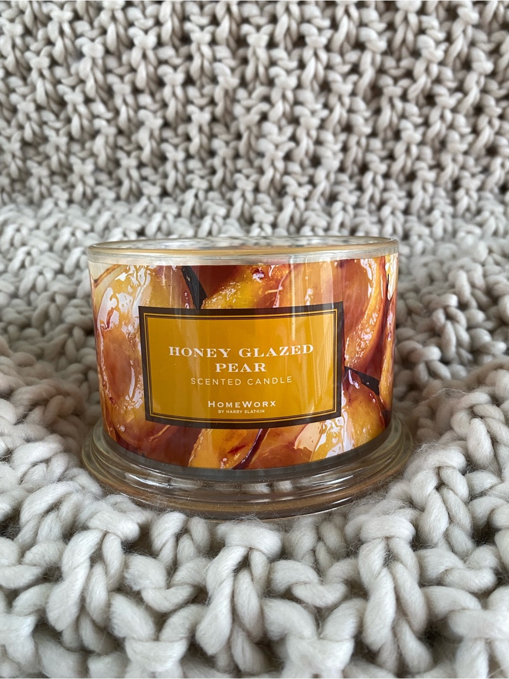 Honey Glazed Pear Scented Candle by Homeworx
